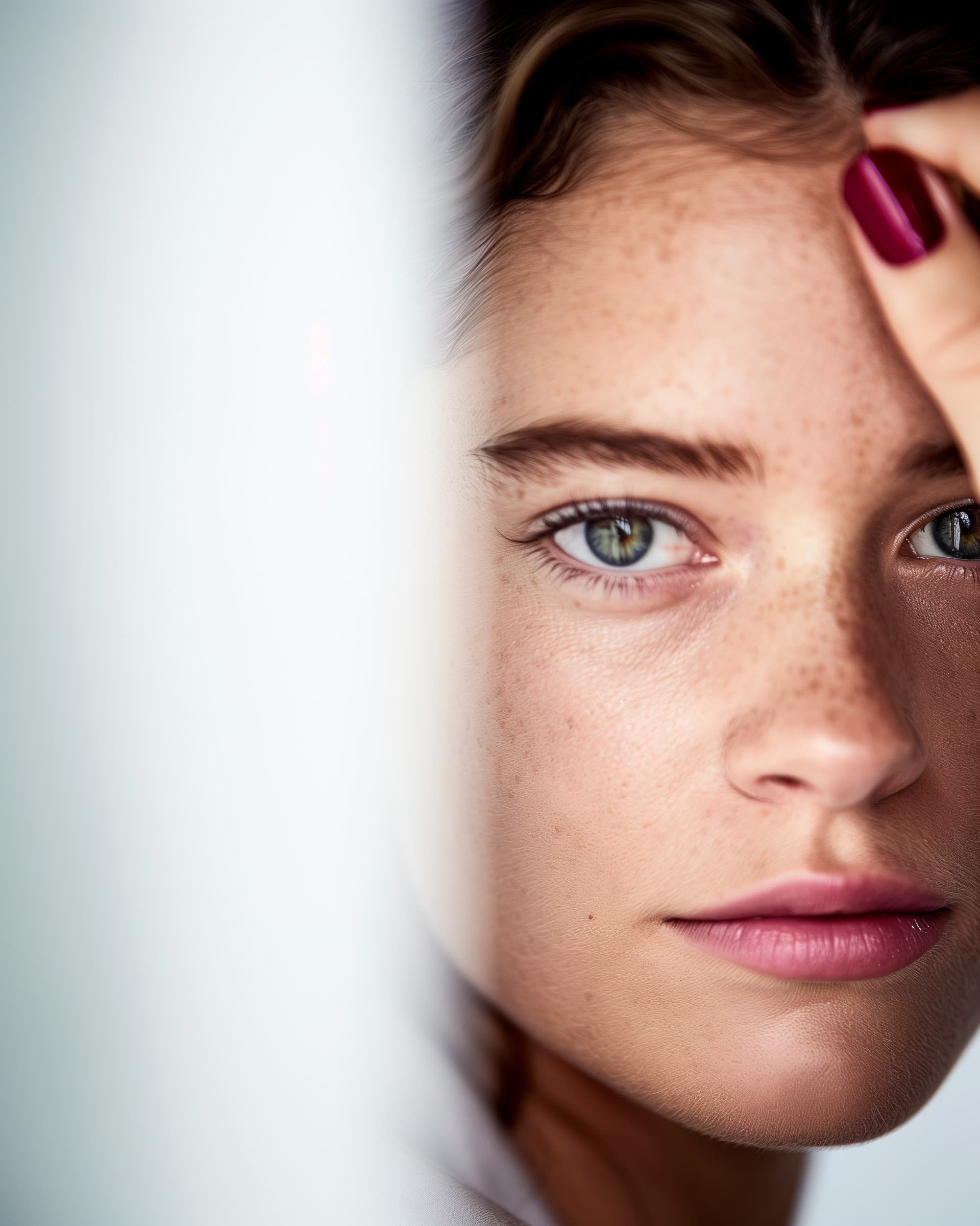 Precision eye makeup application